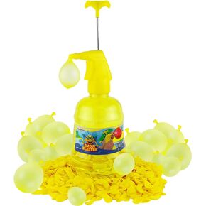 Water/Air Balloon Pumping Station Emoticon Blaster - 500 Balloons Water Filler Balloon Pump Kit- Summer Outdoor Backyard Fun Activity For Kids