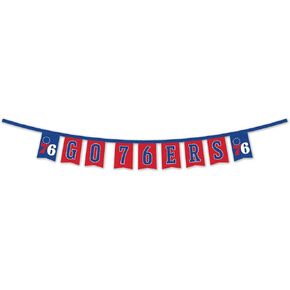 Philadelphia 76ers Banner String Pennant Flags