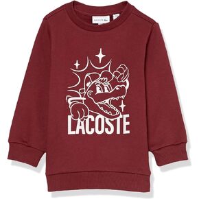 Lacoste Kids' Animated Croc Crewneck Sweatshirt
