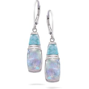Stauer Larimar & Moonstone for Women w/Genuine Gemstones – .925 Sterling Silver Jewelry Set – Rare Moonstone & Larimar Jewelry