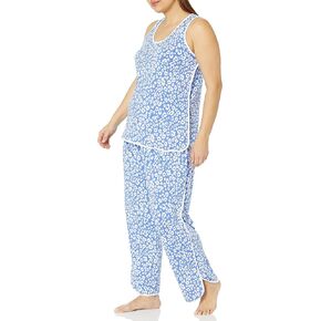 Cosabella Women's Florida Lounge Printed Tank Top & Pant Set