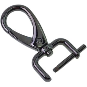 4 قطع من Bobeey 51 × 27 مم خطافات دوارة ومشابك مع شريط لولبي لحزام عرض 1 1/2 بوصة وحزام جلدي، سهلة استبدال مشابك جراد البحر، مشابك المجوهرات، BBC31 (38، فضي) in Kuwait