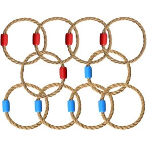 Ring Toss Set Outdoor&Indoor (Hemp Rope, 10)