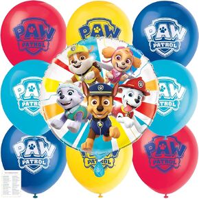 Unique Paw Patrol Balloons Set - Paw Patrol Latex Balloons & Foil Balloon, Checklist - Paw Patrol Party Decorations, Chase & Skye Paw Patrol Birthday Decorations