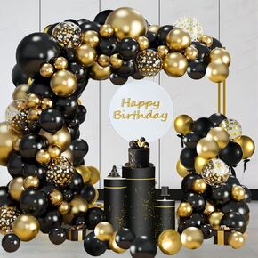 Birthday Party Royal Blue Silver and White Balloon Arch Kit Latex Balloon Garland Kit for Baby Shower Father's Day Graduation Party and Theme Party