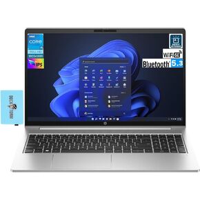 HP ProBook 450 G10 High Performance Business Laptop 15.6" IPS FHD (10-Core Intel i5-1334U, 16GB RAM, 512GB PCIe SSD, Backlit KB, WiFi 6E, Bluetooth 5.3, Webcam, Win 11 Pro) w/DKZ USB Port Expander