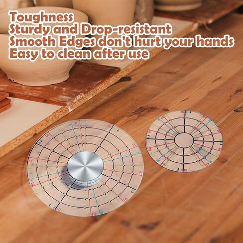 Circular Divider Pottery Supplies DIY Gadgets Ceramics Modeling Pottery Trimming Shaping Tool, 12cm in Saudi Arabia