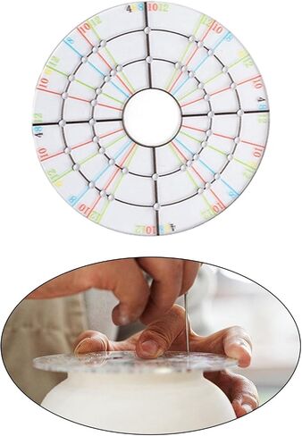 Circular Divider Pottery Supplies DIY Gadgets Ceramics Modeling Pottery Trimming Shaping Tool, 12cm in Saudi Arabia