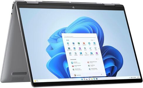 HP Envy x360 14-fc0033dx Home & Business 2-in-1 Laptop (Intel Ultra 7-155U 12-Core, 32GB LPDDR5 6400MHz RAM, 1TB PCIe SSD, Intel Graphics, 14.0" 60 Hz Touch Win 10 Pro) with USB-C Dock in Saudi Arabia