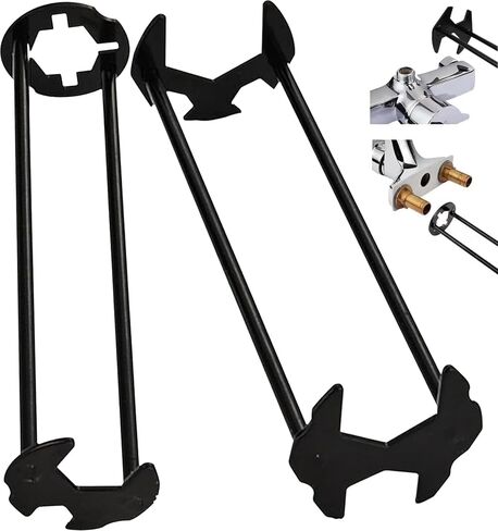 2 قطعة متعددة الوظائف بالوعة وجع مجموعة 7 أحجام الكربون الصلب صنبور وجع للمساحات الضيقة حوض وجع للمطبخ الحمام أربعة الفك عرافة السباكين وجع أدوات إصلاح للرجال in Kuwait