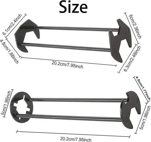 2 قطعة متعددة الوظائف بالوعة وجع مجموعة 7 أحجام الكربون الصلب صنبور وجع للمساحات الضيقة حوض وجع للمطبخ الحمام أربعة الفك عرافة السباكين وجع أدوات إصلاح للرجال in Kuwait