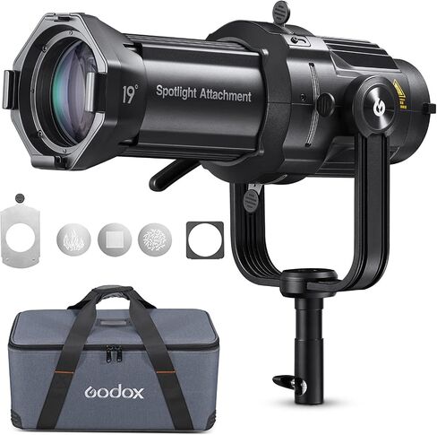 Godox VSA-19K Spotlight Attachment Conical Snoot Optical Condenser to Bowens Mount VL150 VL300 SL60W SL60IID SL150II SL150III LED Continuous Light in Saudi Arabia