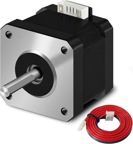 Nema 23 Stepper Motor 425oz-in 56mm 2.8N.m 1.8deg Dual Shaft 57x57x56mm High Torque 57 Stepping Motor 3.0A 4 Lead Wire 23HS2430B for CNC Router Milling Engraving Machine… in Saudi Arabia