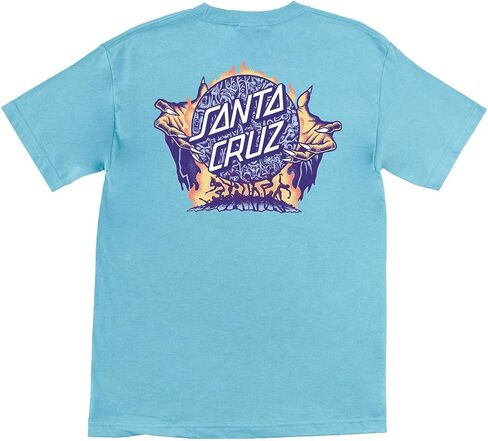 SANTA CRUZ Skateboards Shirt Knox Firepit Dot Black in Saudi Arabia