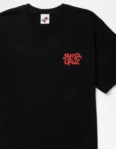 SANTA CRUZ Skateboards Shirt Knox Firepit Dot Black in Saudi Arabia