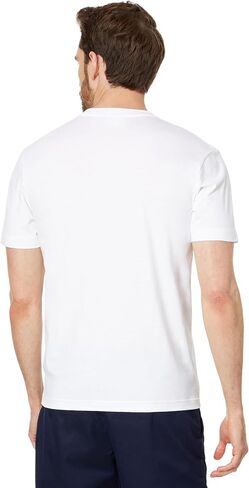 Lacoste Men's Short Sleeve Classic Fit Tee Shirt W/Large Wording in Saudi Arabia
