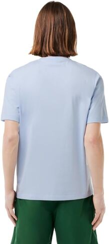 Lacoste Men's Short Sleeve Classic Fit Tee Shirt W/Large Wording in Saudi Arabia