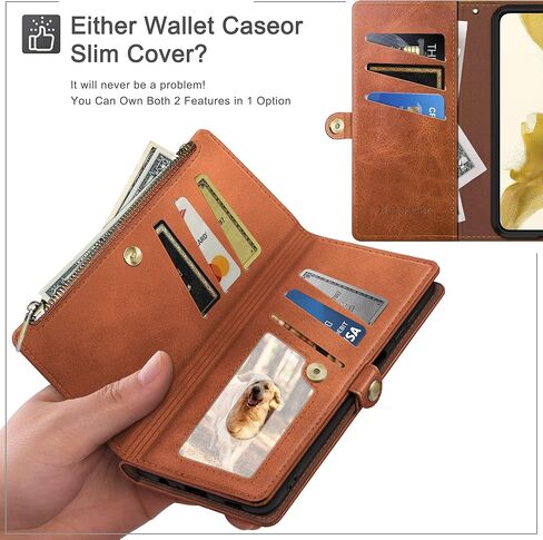 XcaseBar for Samsung Galaxy Note 20 Ultra Wallet case with Zipper 【RFID Blocking】 Credit Card Holder, Flip Folio Book PU Leather Phone case Shockproof Cover Women Men for Note20Ultra case Black in Saudi Arabia
