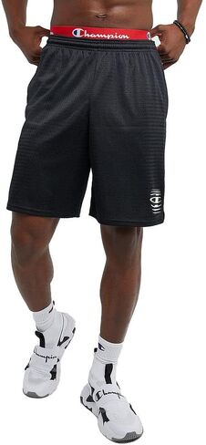Champion174 Mens Classic Graphic Mesh Short in Saudi Arabia