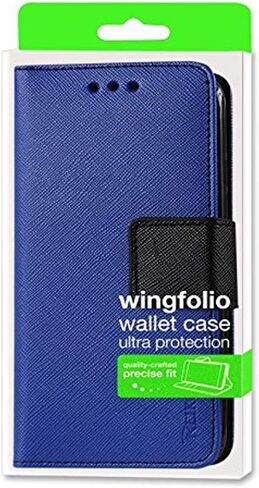 Reiko Premium Wallet Case with Stand, Flip Cover and 2 Card Holder for ZTE Prelude 2 - Retail Packaging - White in Saudi Arabia
