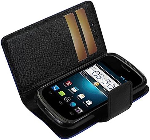 Reiko Premium Wallet Case with Stand, Flip Cover and 2 Card Holder for ZTE Prelude 2 - Retail Packaging - White in Saudi Arabia
