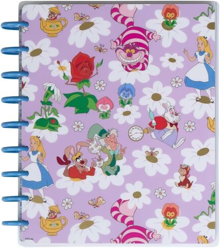 Happy Planner Disney Disc-Bound 12-Month Academic Planner, July 2024–June 2025 Daily, Weekly, and Monthly Planner Big Size, Vertical Layout, Curious Alice, 8.5" x 11" in Saudi Arabia