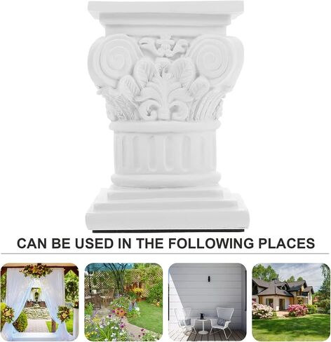 TOYANDONA Roman Pillar Greek Column Statue Greek Column Resin Sculpture Figurine Wedding Column Decor Wedding Table Decorations in Saudi Arabia