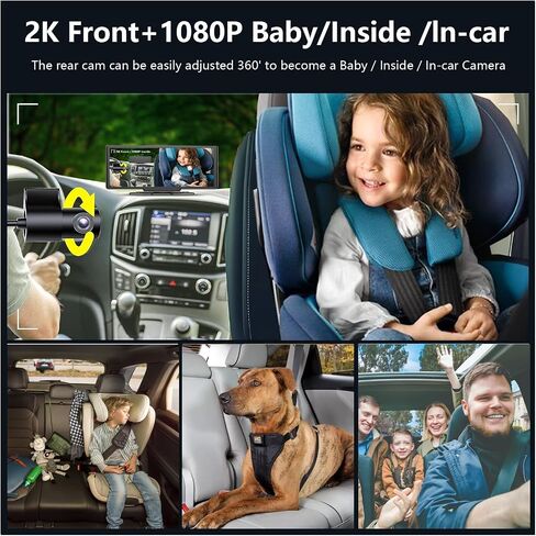 10.26" Wireless Carplay Touchscreen with 2K Dash Cam,1080P Backup Camera,Portable Apple Carplay & Android Auto Car Stereo,GPS Navigation,Bluetooth,AirPlay in Saudi Arabia