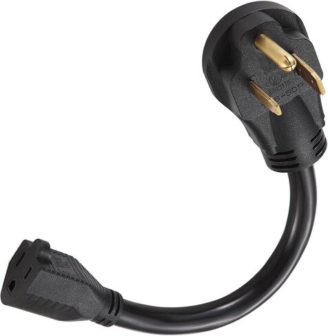 سلك محول قاطع البلازما، قابس NEMA 6-50P إلى وعاء 5-15R للحام - 250 فولت 10 AWG UL مدرج (LWH-6-50P/5-15R) in Saudi Arabia