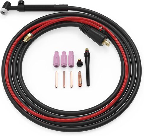 YESWELDER TIG شعلة لحام WP-17V 13ft 150Amp تبريد الهواء رفع TIG الشعلة لYESWELDER MIG-205DS/MIG-250PRO النسخة السوداء MIG لحام/ARC-205DS عصا لحام in Kuwait