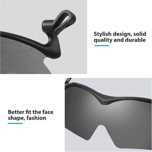 DEECOZY Outdoor Polarized Sunglasses, Clip Cap Sports Sunglasses,UV400 Sunglasses for Mens Womens Fishing Cycling Hiking in Saudi Arabia