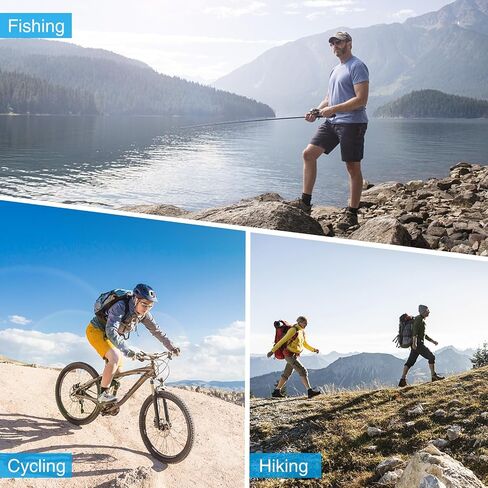 DEECOZY Outdoor Polarized Sunglasses, Clip Cap Sports Sunglasses,UV400 Sunglasses for Mens Womens Fishing Cycling Hiking in Saudi Arabia