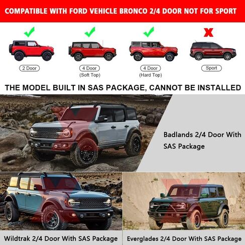 ZONFANT 4 قطع من أغطية نهاية شريط التصادم، حماية غطاء مطاطي للمحور الأمامي متوافقة مع سيارة فورد 2021 2022 برونكو، أغطية غبار مقاومة للطين، قابس ممتص الصدمات الأمامي، حماية غطاء سدادة مطاطية سوداء in Kuwait