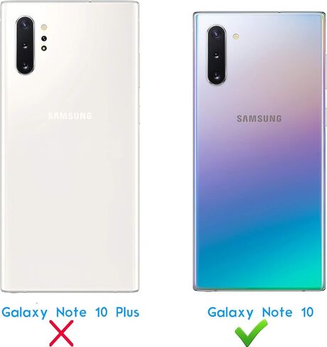 حافظة Galaxy Note 10، حافظة محفظة Galaxy Note 10، حامل فتحات بطاقة الائتمان النقدية الفاخرة، غطاء من جلد البولي يوريثان قابل للطي [جراب صلب مغناطيسي قابل للفصل] مسند لهاتف Samsung Galaxy Note10 [أسود] in Saudi Arabia