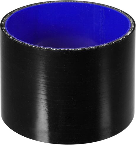 Motoforti Universal Straight Reducer Hose Silicone Hose Coupler Intercooler Tube 4-Ply Reinforced Intake Reducer Intercooler Pipe, 40mm, Silicone, Black in Saudi Arabia