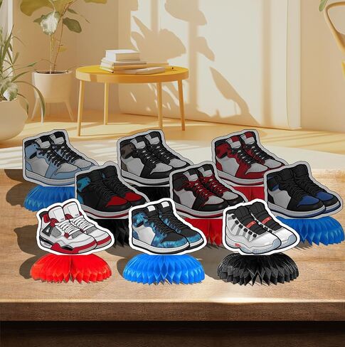 30 PCs Sneaker Birthday Party Decorations Sneaker Ball Themed Party Supplies in Saudi Arabia