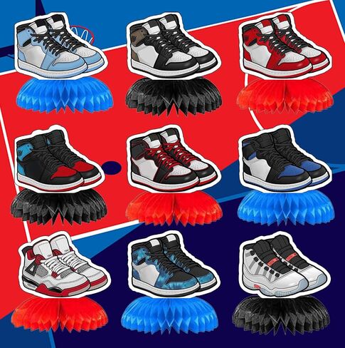 30 PCs Sneaker Birthday Party Decorations Sneaker Ball Themed Party Supplies in Saudi Arabia