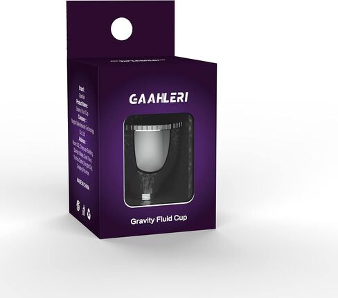 Gaahleri Airbrush Exchangeable Gravity Fluid Cup Smooth Level (1/4 OZ) in Saudi Arabia