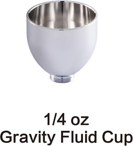 Gaahleri Airbrush Exchangeable Gravity Fluid Cup Smooth Level (1/4 OZ) in Saudi Arabia