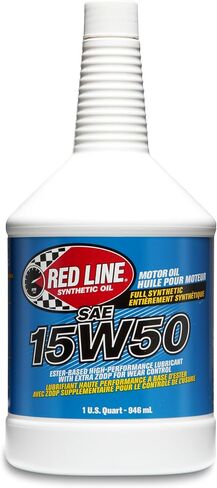 Red Line 11504 SAE 15W50 Fully Synthetic Motor Oil - 1 Quart in Saudi Arabia