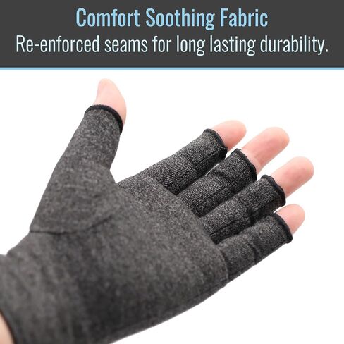 Arthritis Compression Gloves for Pain Relief, Reduces Swelling & Stiffness, FSA & HSA Eligible, Fits Men & Women, Joint Pain Relief, Large in Saudi Arabia