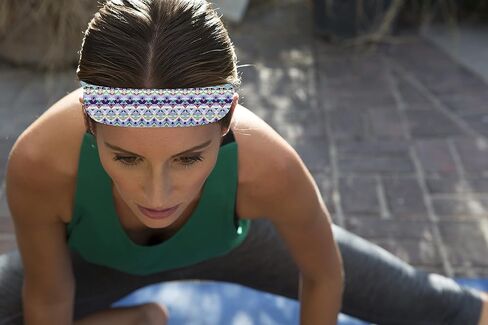 Bondi Band 2" Unisex Headband Non-Slip Head Band For Workout, Yoga, Running & Fitness One Size For All, Stretchy, Lightweight & Breathable Isabella Moisture Wicking Headband, multicolor (HB-6269) in Saudi Arabia
