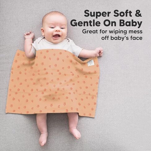 KeaBabies 6-Pack Baby Burp Cloths for Baby Boys and Girls and 5-Pack Organic Burp Cloths for Baby Boys and Girls - Large Baby Burp Cloths, Burping Cloths for Babies - Ultra Absorbent Burping Cloth in Saudi Arabia