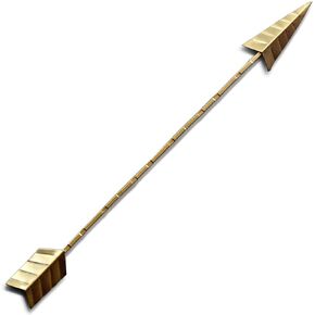 Wallcharmers Large Arrow Wall Decor | Rustic 17" Cast Iron Metal Arrow