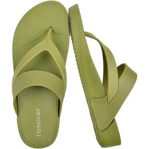 Harssidanzar Womens Flip Flops, Sandals for Women, Outdoor Soft Sandals for Summer Beach, HL203US