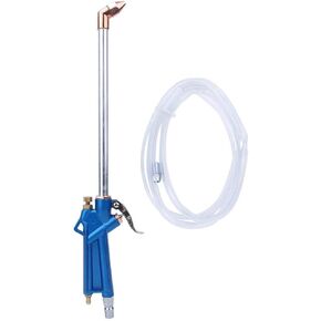 Air Blow Gun AD-25 Pneumatic Engine Cleaning Gun Bending Lengthened Air Blower Gun Cleaning Tool 400mm/ 15.75in Long 1/4 Inch Air Inlet