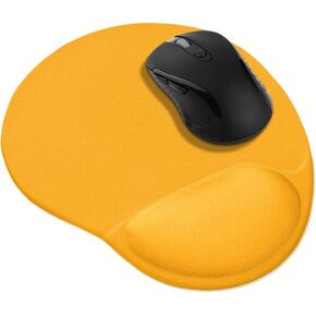 WIRESTER Boston Terrier Dog Lying Down Looking Up Comfortable Wrist Support Mouse Pad for Home and Office in Saudi Arabia