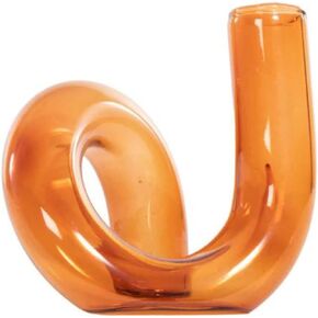 Saffron Swirl Candle Holder – by Alice Lane Home Collection – Luxury Saffron Candle Holders – for Holidays, Office and Home Decor