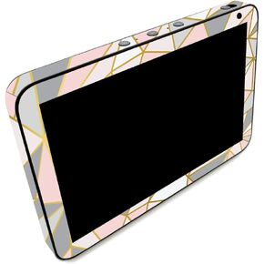 MightySkins Skin Compatible with Amazon Echo Show 8 (Gen 2) - Rose Gold Polygon | Protective, Durable, and Unique Vinyl Decal wrap Cover | Easy to Apply | Made in The USA