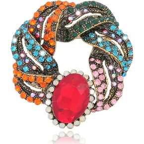 Flower Rhinestone Brooch Large Crystal Brooches for Women Pin Wedding Fashion Brooches Jewelry,Women Gift,Girl Gift